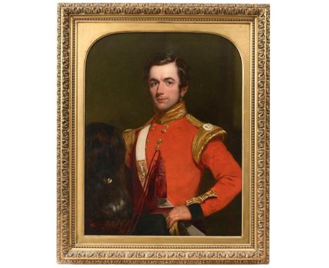 Victorian Portrait of an Officer of the 21st (Royal North British Fusiliers) Attributed to Stephen Pearce This fine quality l