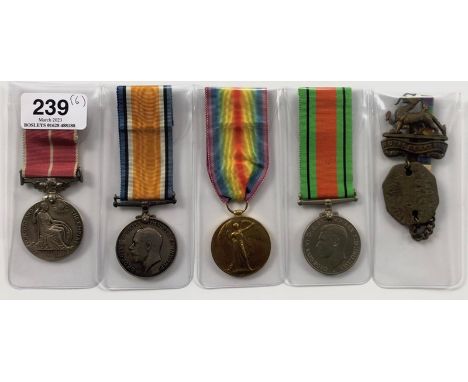 WW2 8th (Windsor Borough) Home Guard British Empire Medal Group of 4 Medals.  Awarded to Sergeant George F C Littleton of the