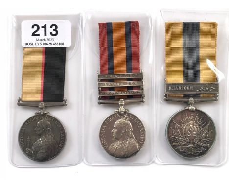 Rifle Brigade Defence of Ladysmith Victorian Campaign Group of Three Medals.  Awarded to 4121 PTE R. BAILEY RIFLE BRIGADE. Co