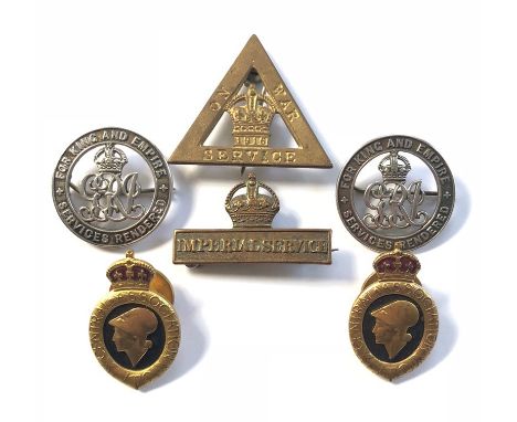 WW1 London Regiment 1st Lovat Scouts Silver War Badges plus Home Front Badges  Silver War Badge (230311) ... Similar (117505)