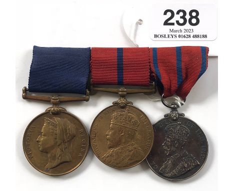 Metropolitan Police Y (Highgate) Division Group of Three Medals.  Awarded to PC F. MITCHENER Y DIVn. Comprising: Metropolitan