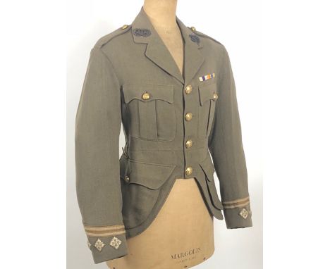 WW1 Scottish Argyll &amp; Sutherland Highlanders Officers Cuff Rank Doublet Tunic Uniform.  A very good example worn by a Ter