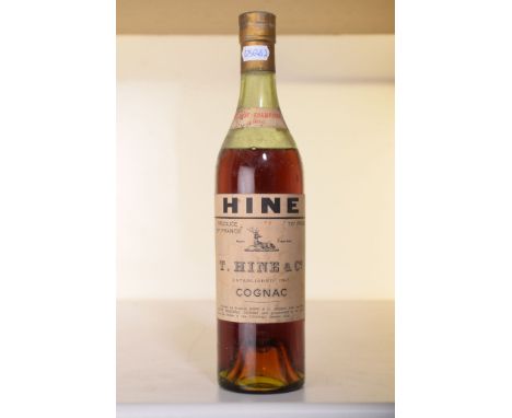 Hine &amp; Co Cognac Vintage 1904 70% proof 1 bt Please note: the estimate has been reduced £500-700  