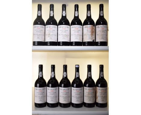  Graham's Vintage Port 1985 12 bts OWC 