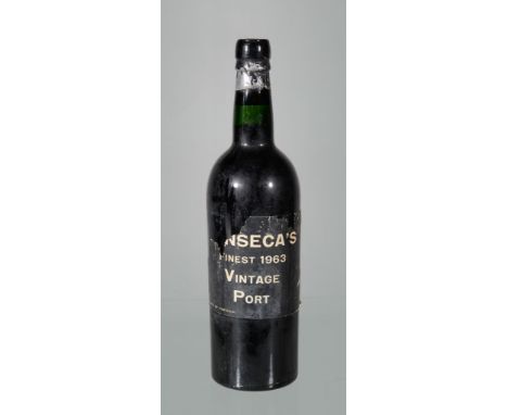  Fonseca Vintage Port 1963 1 bt with damaged label 