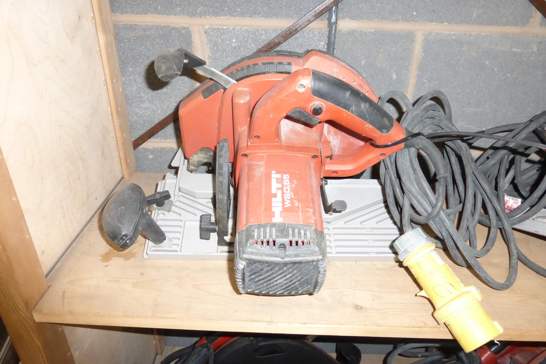 * A Hilti 110V WSC 85 Circular Saw