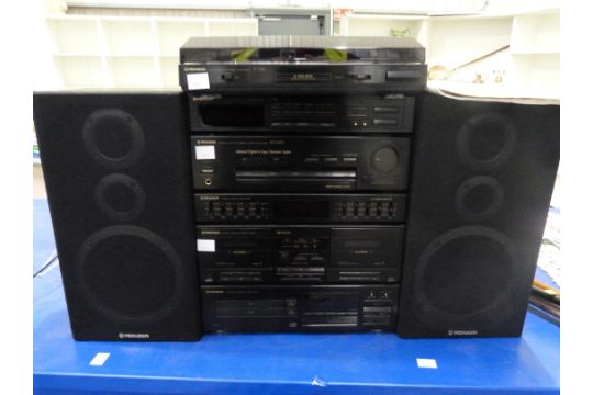 pioneer stereo system with turntable