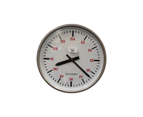 1970S POST OFFICE CLOCK 