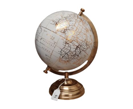 WORLD GLOBE 30CM TALL 