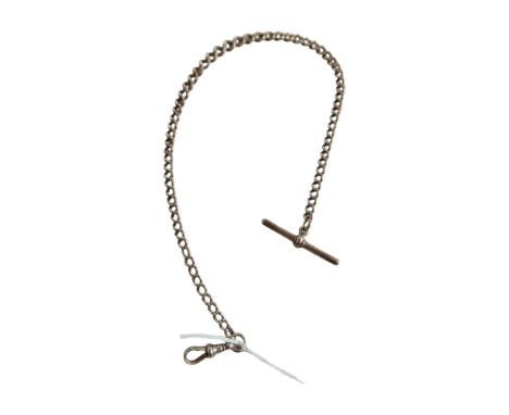 ANTIQUE SILVER ALBERT CHAIN 