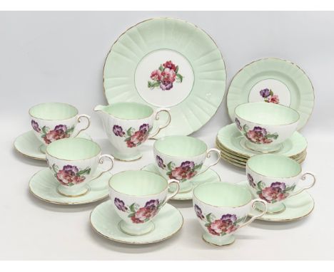 A vintage 20 piece Royal Grafton tea service.