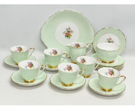 A vintage 20 piece Queen Anne tea service.
