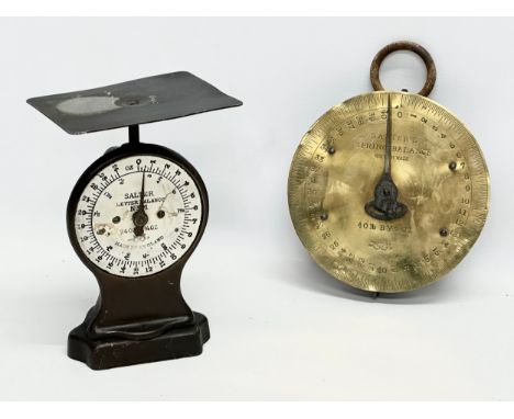 2 Late 19th Century Salter scales.