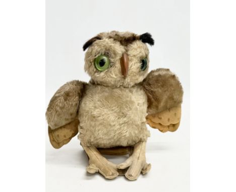 A collection of 1950’s Steiff owls.