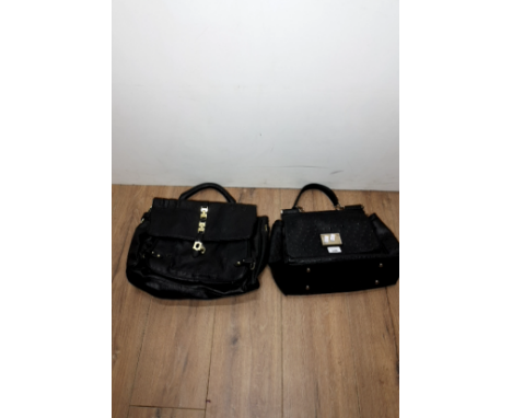 TWO VINTAGE GIRLS HANDBAGS