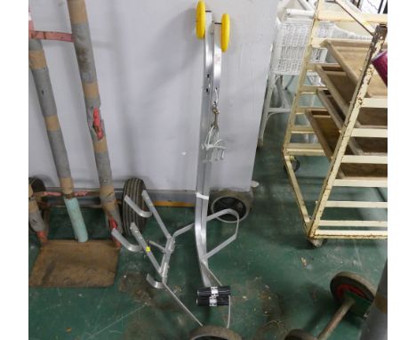 Ladder support and roof ladder convertor