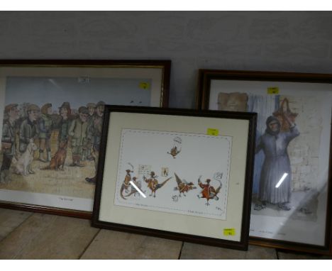 Hunting print "The New Gun" by Bryn, "Open Season - Close Season" limited edition print by Bryn etc 