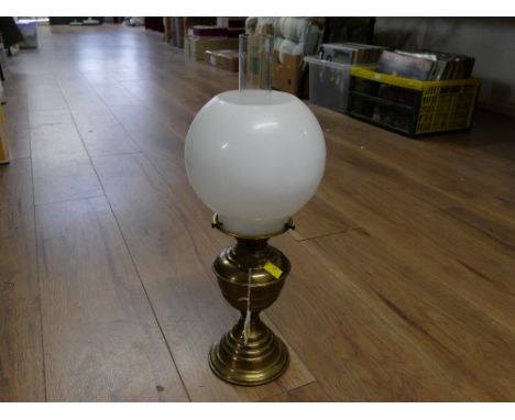 British made brass oil lamp 
