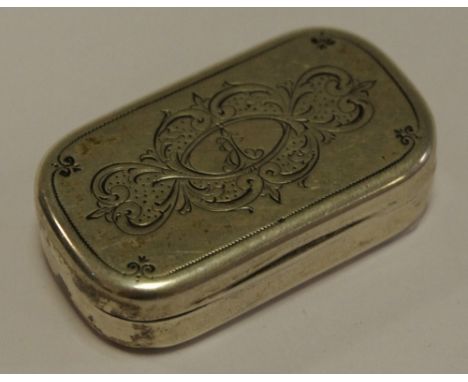 A 19th century Swedish silver snuff box