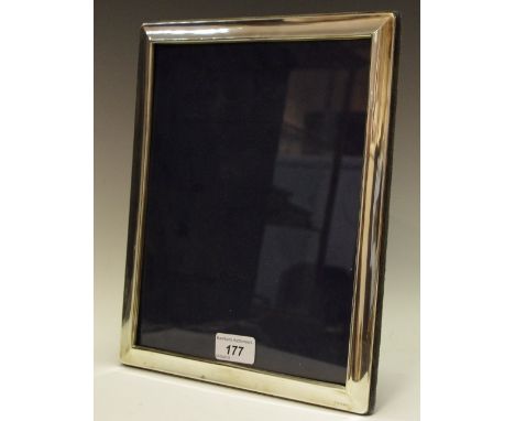 A large Elizabeth II silver easel photograph frame, Sheffield 2000