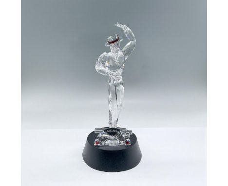 From Magic Of Dance series. Collector's Society piece. Featuring flamenco dancer with red crystal trim on his hat and in his 