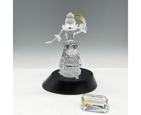 Second edition of the Masquerade trilogy available only to SCS members. Clear crystal figurine holding yellow crystal mask ad