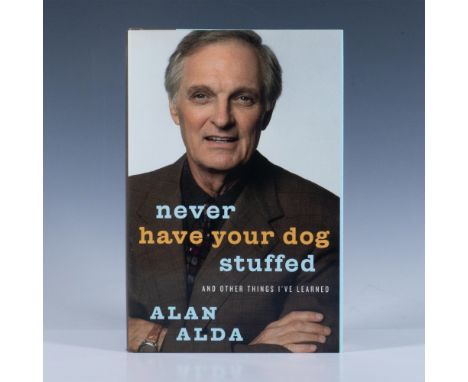 Autographed by Alan Alda; American actor, six time Emmy Away and Golden Globe Award winner. Best known for playing Hawkeye in