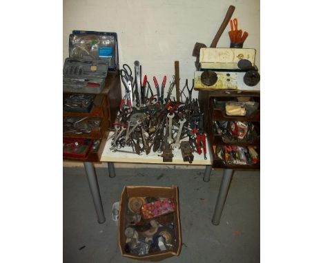 A LARGE SELECTION OF TOOLS