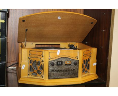 A MODERN RECORD / CD PLAYER