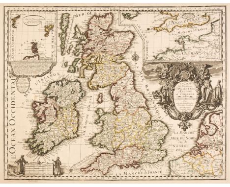 British Isles. Desgranges (Christain name is unknown), La Carte des Royaumes, d'Angleterre, d'Ecosse et d'Irlande, dediée a s