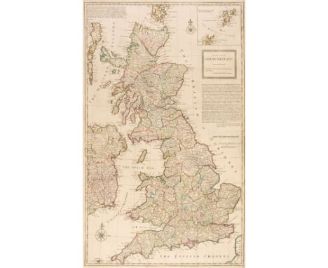 British Isles. Moll (Herman), A New Map of Great Britain. According to the Newest and most Exact Observations, Thomas &amp; J