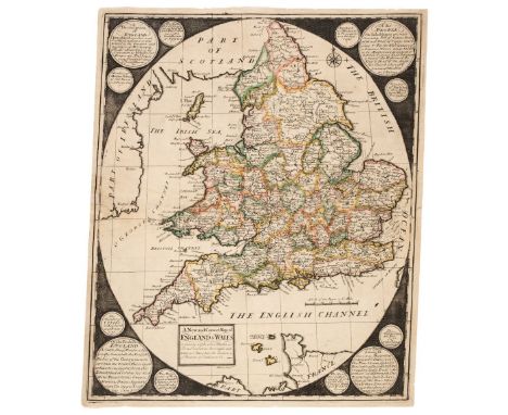 England &amp; Wales. Parker (Samuel), A New and Correct Map of England &amp; Wales, Containing all the Cities, Market Towns, 