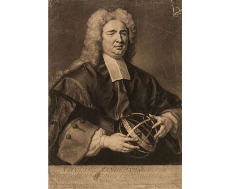 Faber (John). Nicolaus Sandersonus A.M. Matheseos Professor Cantabrigiae &amp; R.S.S., after John Vanderbank, circa 1719, unc