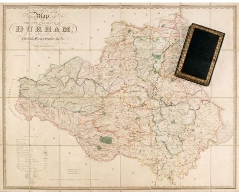 Durham. Hobson (William Colling), This Map of the County Palatine of Durham is most respectfully dedicated to the Nobility, C