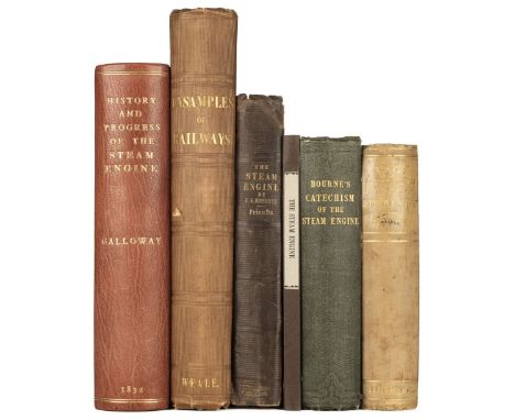 Russell (John Scott). A Treatise on the Steam Engine, New Edition, Adam and Charles Black, 1841, 15 folding plates to rear, h
