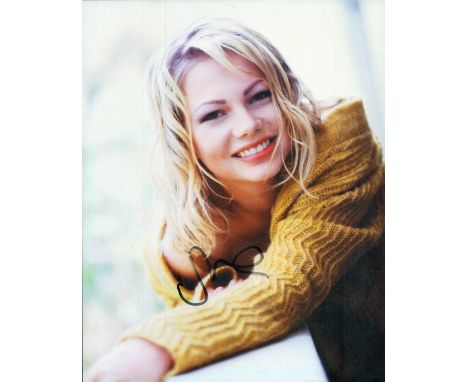 Michelle Williams signed 10x8 inch colour photo. Michelle Ingrid Williams (born September 9, 1980) is an American actress. Kn