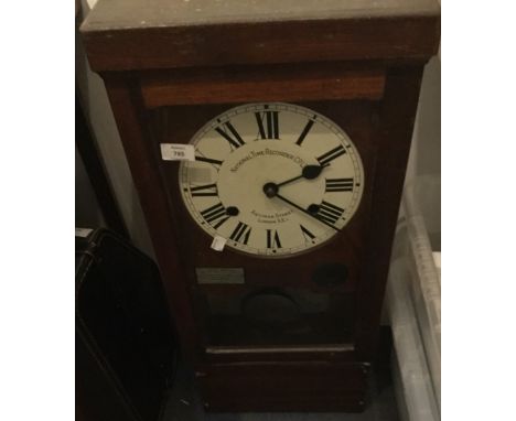 A National Time Recorder wall clock
