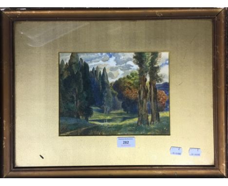 M K HENRY, Woodland Scene, watercolour