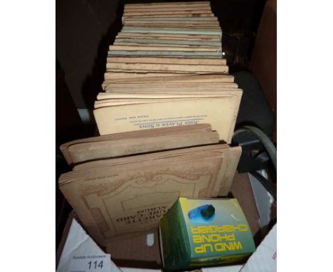 Selection of cigarette card albums, camera etc