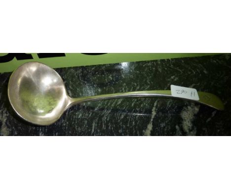 Silver plated RAF mess soup ladle