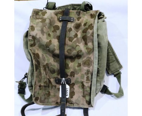 German WWII mountain troops (Heer) issue tornister bag, in very good condition. P&amp;P Group 2 (£18+VAT for the first lot an