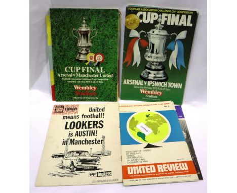 Twelve mixed mainly Manchester United Cup and European programmes. P&amp;P Group 1 (£14+VAT for the first lot and £1+VAT for 