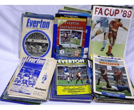 300 plus mixed Everton programmes from mid 1960s. P&amp;P Group 3 (£25+VAT for the first lot and £5+VAT for subsequent lots) 