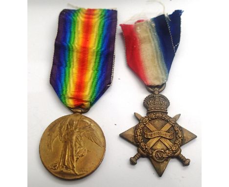 J9208 WHH Salvage Royal Navy WWI Victory medal and 1914-15 star. P&amp;P Group 1 (£14+VAT for the first lot and £1+VAT for su