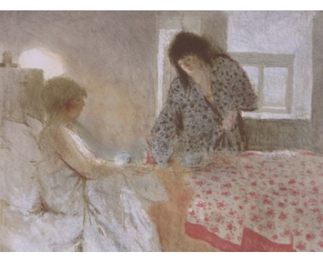 Bernard Dunstan (born 1920),lithograph, interior scene, signed in pencil, no. 160/240, image 11" x 12.5", mounted.