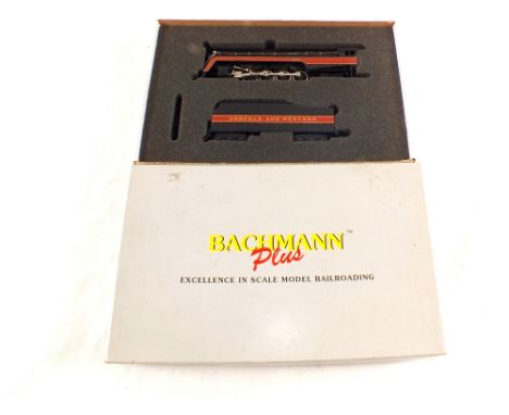 A boxed Bachmann J 4-8-4 Wismoke headlight and tender