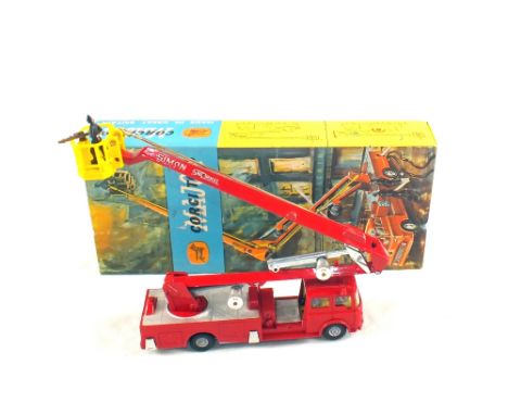 A boxed Corgi toys 1127 Simon Snorkel fire engine with instructions