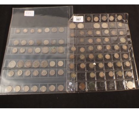 Various GB and foreign Silver and other coinage, 19th and 20th Century