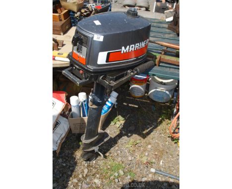 A Mariner outboard engine