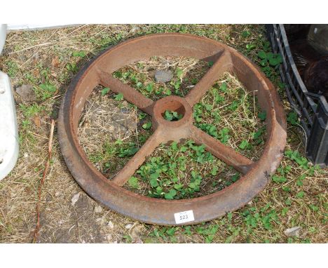 A cast iron Cambridge roll ring.